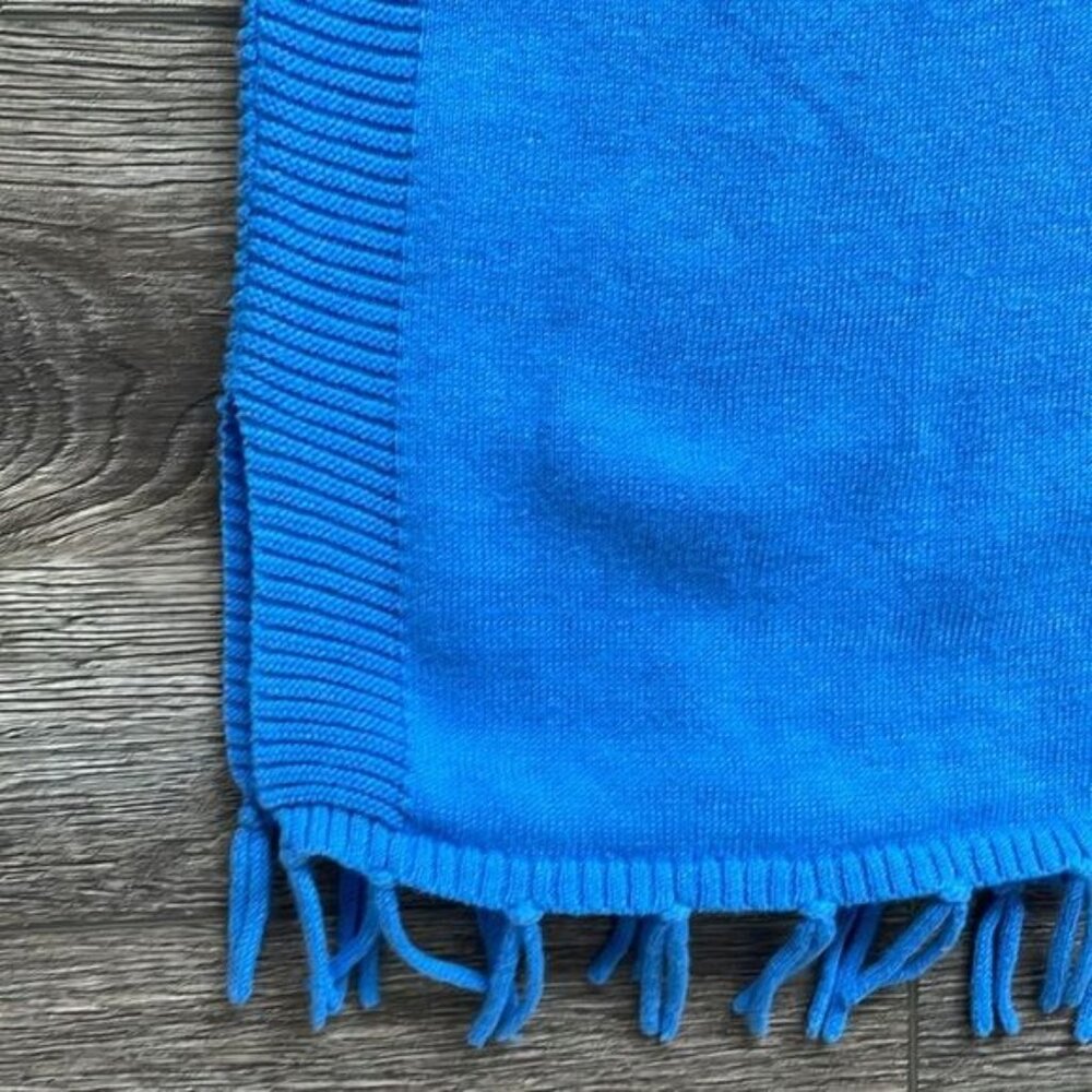 Lilly Pulitzer | Kids Girl's Mini Ramona Fringe Sweater Coastal Blue XL 12-14 - Picture 5 of 10
